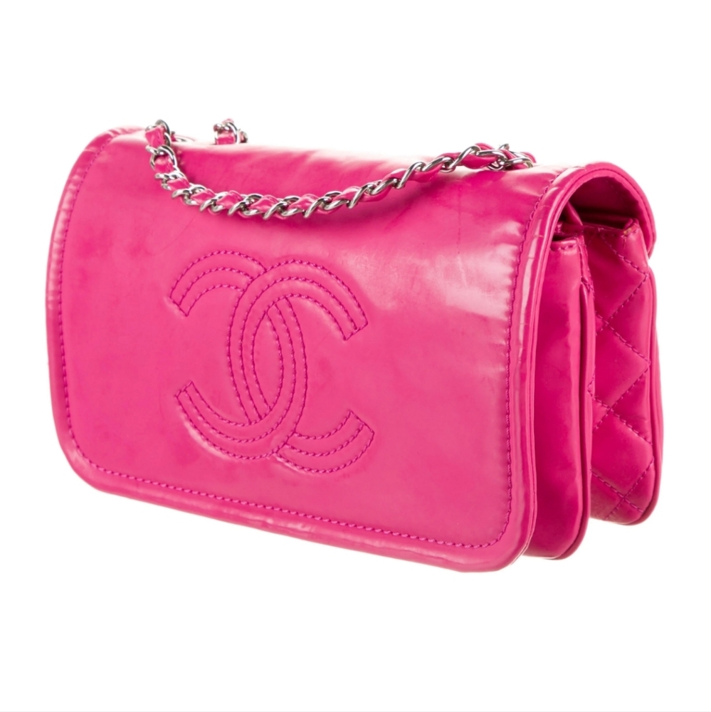 CHANEL - Small Vinyl Lipstick Flap Bag